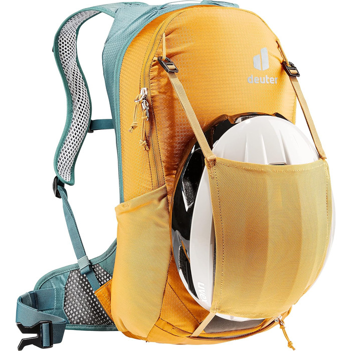Велорюкзак Deuter Race Air 10, 10 л, кориця/синій, для велосипеда