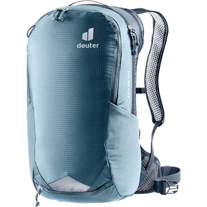 Велосипедний рюкзак Deuter Race Air 14+3 л, Atlantic-Ink, легкий, вентиляція спини