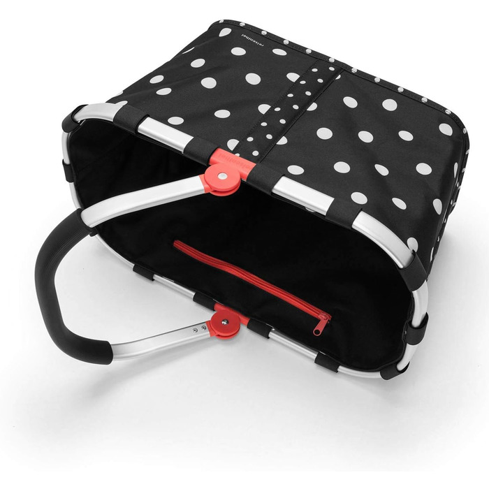 Сумка-кошик для покупок reisenthel carrybag Mixed Dots, містка, водовідштовхувальна, з внутрішньою кишенею, міцна та елегантна