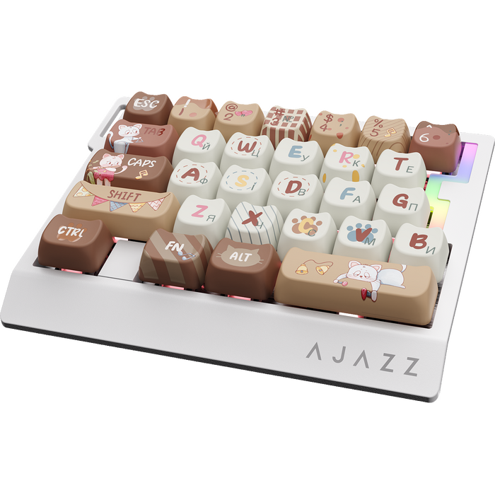 Дротова магнітна клавіатура Ajazz AK029 Meow Magnetic Switch (AK029-M-Y)