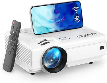 Міні проектор XuanPad A--19000L: WiFi, Bluetooth, 19000 люмен, 1080P HD, для домашнього кінотеатру, сумісний з TV Stick, HDMI, USB, AV, Laptop, iPhone, Android