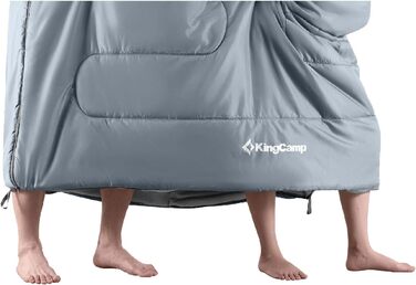 Двомісний спальний мішок KingCamp Oxygen 250 D XL, довгий, до -3°C