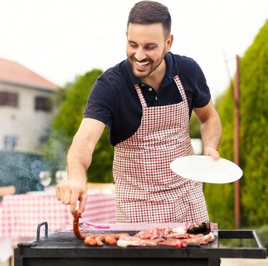 Гриль-решітка з чавуну 54x34 см прямокутна для BBQ, газового та вугільного гриля, плита-решітка для мангалу та каміна