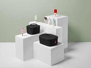 Сумка-холодильник Reisenthel M Pocket Black з переробленого PET: ідеальна для обіду, чорний колір