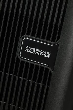 Валіза American Tourister Aerostep Spinner S, розширювана, 55 см, 36/40 л, чорна, ручна поклажа