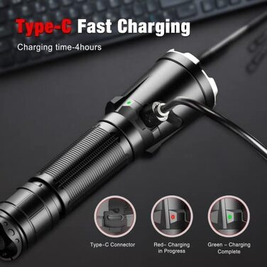 Тактичний ліхтар Klarus XT11GT Pro 3300 лм, IPX8, дальність 380 м, подвійний перемикач, для кемпінгу, туризму та екстрених ситуацій