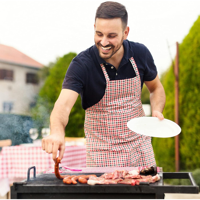 Гриль-решітка з чавуну 54x34 см прямокутна для BBQ, газового та вугільного гриля, плита-решітка для мангалу та каміна