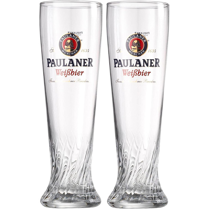 Набір келихів для пшеничного пива Paulaner 0,5 л, 6 шт, нові