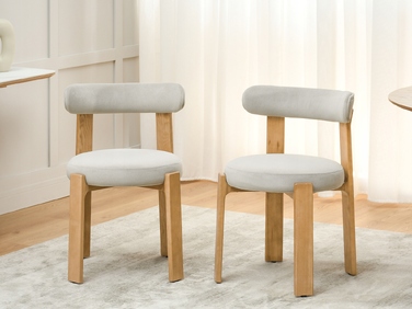 Стілець Mebel-Partner, тканина, сірий, 1 шт.