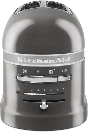 Тостер KitchenAid 5KMT2204EMS, металевий, срібний, 2-слисовий, преміум
