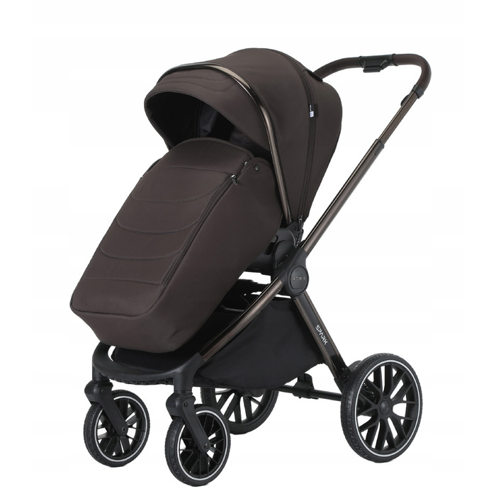 Дитячий візок 2в1 Adamex Spark, колір Chocolate Brown (шоколадний)