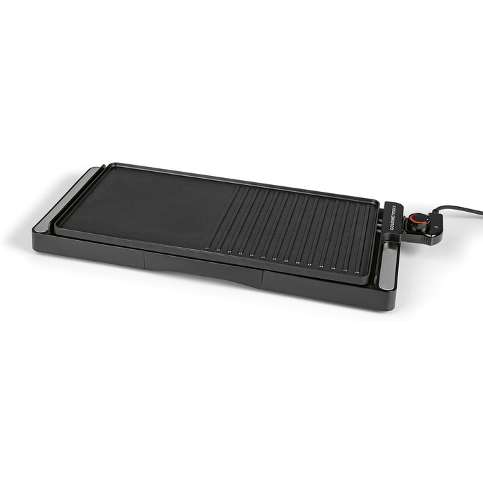GOURMETmaxx Електричний настільний гриль | Бездимний гриль 2200W з 2 зонами | Антипригарне покриття, регулювання температури