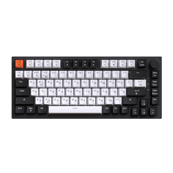 Дротова механічна клавіатура GamePro MK160 V2 Warden QLAB Sakura Black (MK160-V2-B-QS)