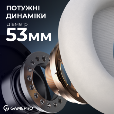 Бездротова ігрова гарнітура GamePro Asgard Freya Pro (HSW201WB)