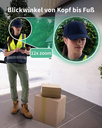 Відеодомофон Arlo 2K HD з камерою та дзвінком, бездротовий Wi-Fi, датчик руху, двосторонній аудіозв'язок, нічне бачення, сумісний з Alexa, сигналізація, тестовий період Secure Plan