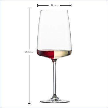 Універсальний келих для вина 0,66 л, набір з 2 штук, Vivid Senses Zwiesel Glas