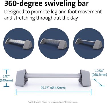 Підставка для ніг Kensington SoleSaver, регульована по висоті, сіра, 56152 - для підтримки правильної постави та зняття болю в спині