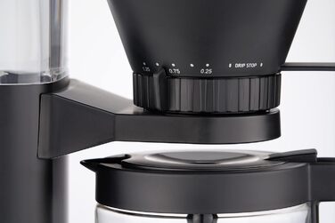 Кавоварка CASO Aroma Sense, дизайнерська, ідеальна температура заварювання 92-96°C, повне розкриття аромату завдяки аромапаличці, з титанованим сталевим постійним фільтром