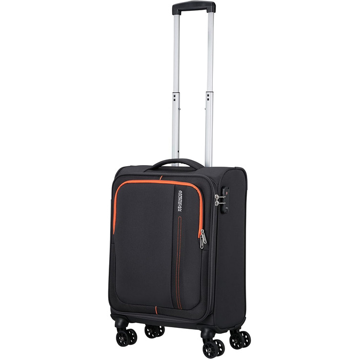 Валіза American Tourister Sea Seeker Spinner S 55 см 36 л, сіра (Charcoal Grey), ручна поклажа