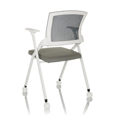 Крісло для відвідувачів / розкладне крісло PRIORITY II W Mesh / PU grey hjh OFFICE