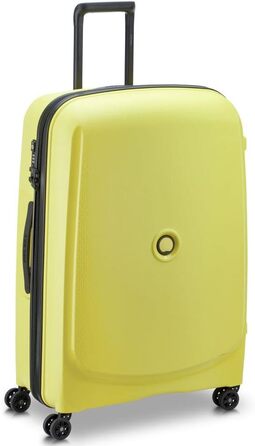 Велика валіза DELSEY PARIS Belmont Plus, жорсткий корпус, екологічна, 102 л, 76x52x32 см, зелена