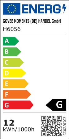Світлодіодна LED-лампа Govee Lightbar RGBICWW для підсвітки телевізора, 16 млн кольорів, керування через Alexa, Google Assistant та мобільний додаток, диммована, для кімнати і геймінгу