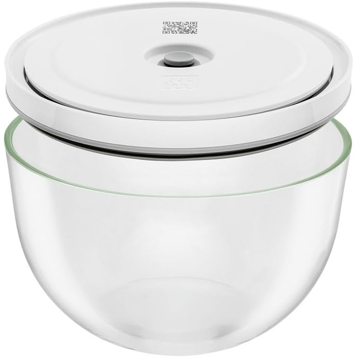 Набір вакуумних контейнерів для зберігання їжі ZWILLING Fresh & Save, 6 предметів, скло, сірий (S-12см, M-18см, L-24см)