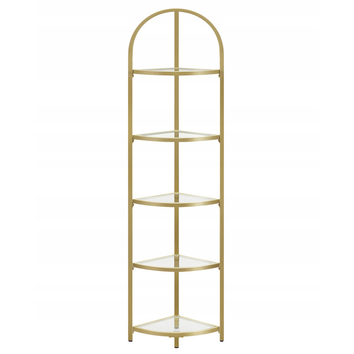 Стелаж MUFART, 28 см x 158 см x 28 см, золотий