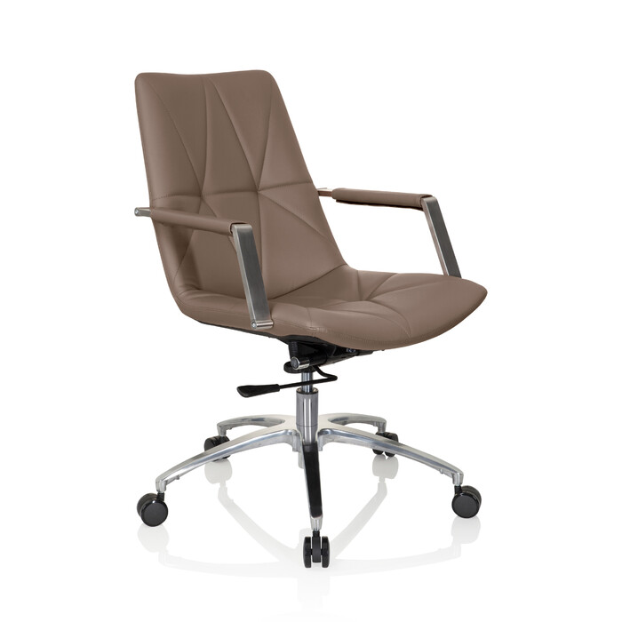 Офісне крісло / поворотне крісло SARANTO II Штучна шкіра Macchiato Brown hjh ОФІС