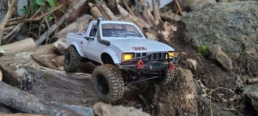 Радіокерована машина WPL C-24 4WD, всюдихід, білий, масштаб 1:16, дальність 65 м, швидкість 10 км/год
