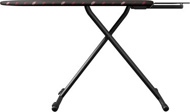Праска Laurastar Comfortboard Lips 38×120 см, бавовна, універсальна дошка для прасування, регульована висота, підставка для парогенератора, зручне зберігання