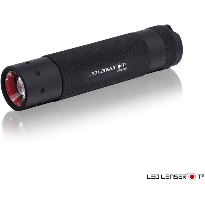 Ліхтарик Ledlenser T² тактичний LED, 240 лм, 180 м, металевий корпус, на батарейках AAA, для полювання, риболовлі, туризму