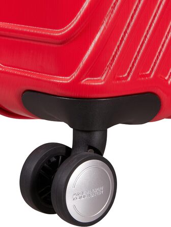 Валіза American Tourister Mickey Clouds, розширювана, 66 см, 63/70 л, червона, на колесах, середня