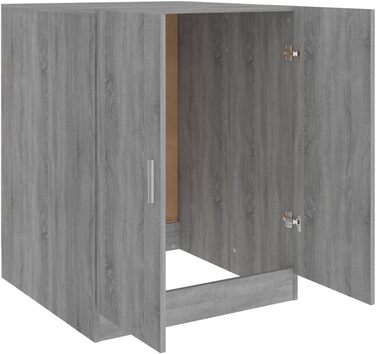 Шафа над пральною машиною Homiuse, сіро-сонома, 71x71,5x91,5 см, містка, стильна, для ванної та пральні