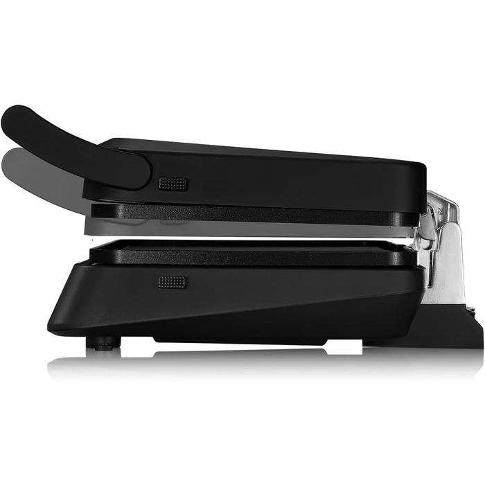 Електрогриль-тостер ZEEGMA Grill Chef 3.0 2-в-1, 2000 Вт, керамічне антипригарне покриття, регульована температура та кут нахилу, можна мити в посудомийній машині