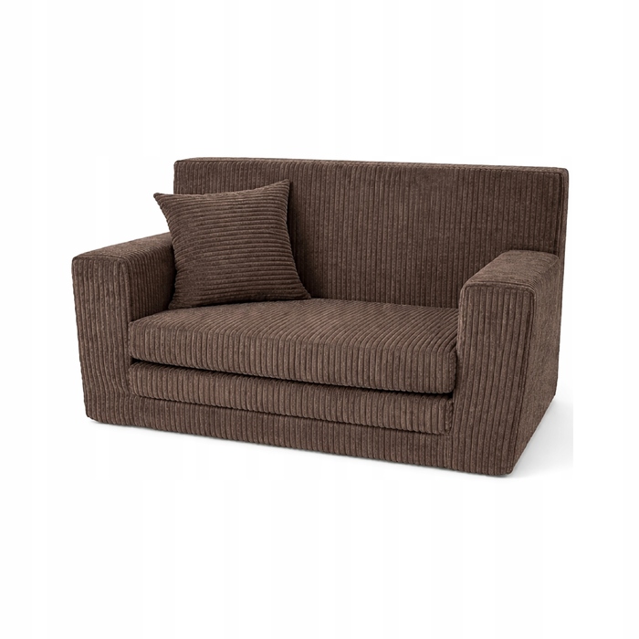 Диван Fortisline Rosalia 83 x 112 см, вельвет, коричневий