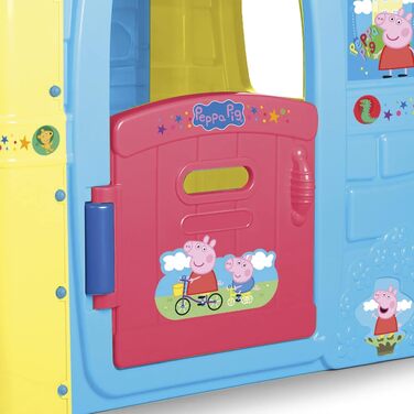 Дитячий будиночок FEBER Fantasy House Pepa Pig, багатокольоровий, для дітей 2-6 років, з дверцятами, для вулиці та дому, легко збирається