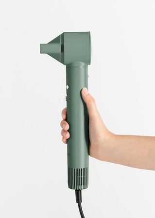 Фен-стайлер CREATE ION STYLER PRO 5-в-1, іонний, 1300 Вт, зелений, DC Brushless мотор, 3 швидкості, 3 температури, холодне повітря, кейс