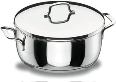 Каструля з кришкою Lacor Gourmet 28 см, нержавіюча сталь