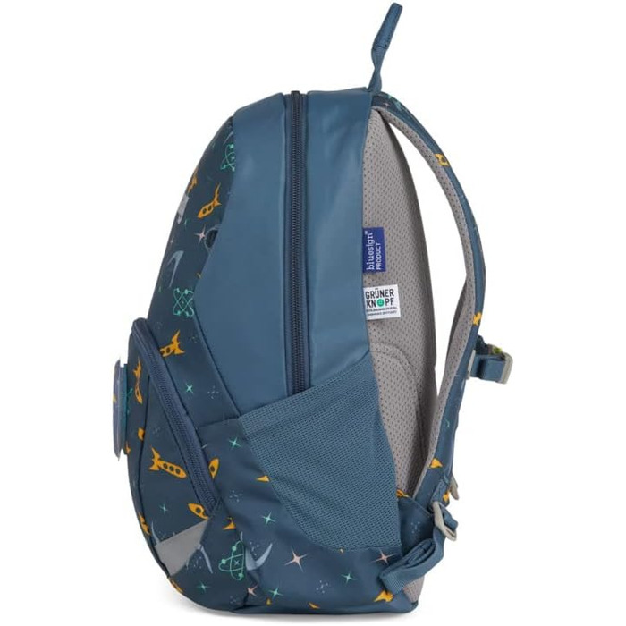 Дитячий рюкзак Ergobag Ease Large 10 л, синій з ведмедиком, для дитсадка та дозвілля