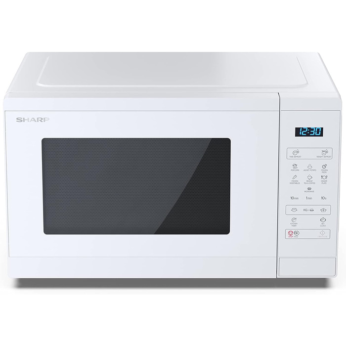 Мікрохвильова піч SHARP YC-MS252AE-C, 900 Вт, 11 режимів, функція розморожування, 47,2×28×34,5 см, кристал