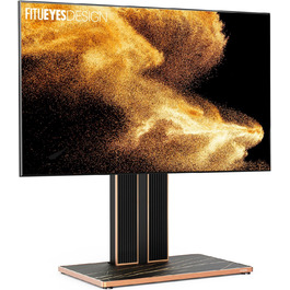 Підставка для телевізора FITUEYES Design 75-100 дюймів, до 65 кг, з бука, сучасна, розкішна, регульована висота