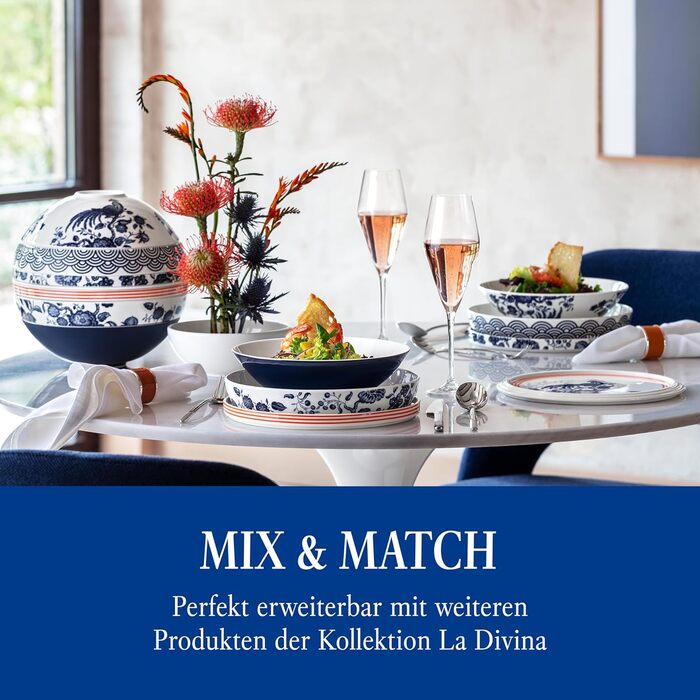 Villeroy & Boch La Divina: Набір з 4 келихів для віскі та джину, 250 мл, кришталь, придатні для миття в посудомийній машині