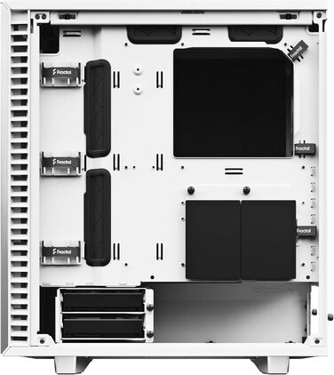 Корпус Fractal Design Define 7 Compact White ATX, алюміній/сталь, шумоізольований, білий, для тихого ПК