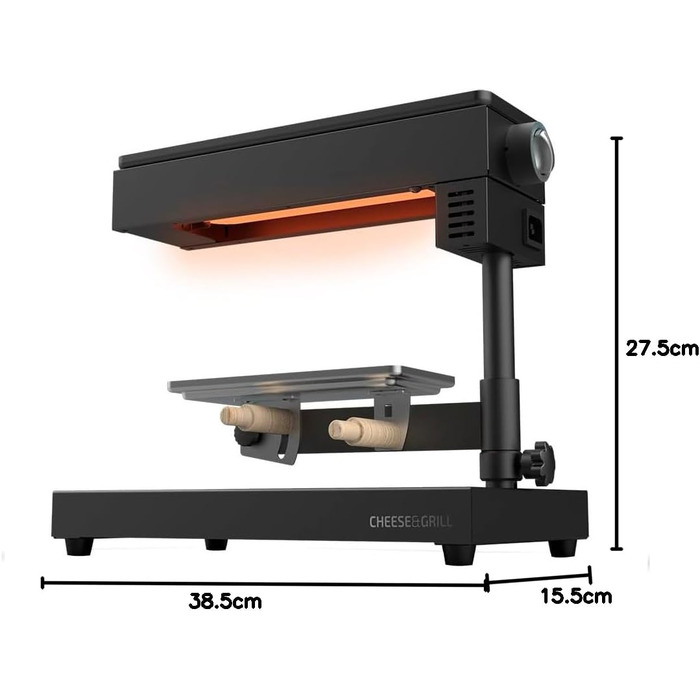 Електричний гриль-ратетель Cecotec 6000 Schwarz: 600W, нержавіюча сталь, регульований термостат, антипригарне покриття