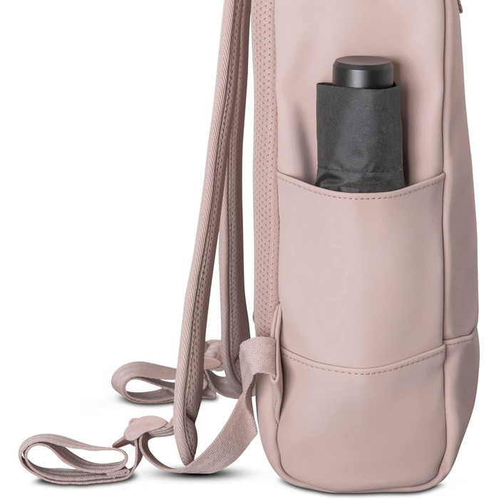 Міський рюкзак Johnny Urban Harvey Medium Rolltop, водостійкий, з відділенням для ноутбука 15L, рожевий, для жінок і чоловіків