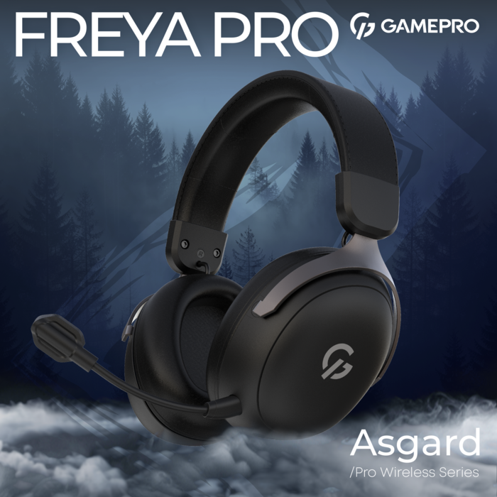 Бездротова ігрова гарнітура GamePro Asgard Freya Pro (HSW201B)