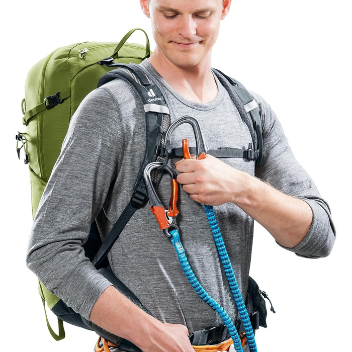 Рюкзак для чоловіків Deuter Trail Pro 33 л для альпінізму та туризму, meadow-graphite