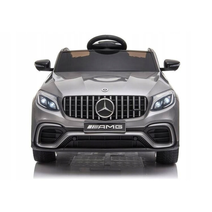 Дитячий електромобіль Mercedes-Benz GLC 63S LIFT, сріблястий лак, 4x4