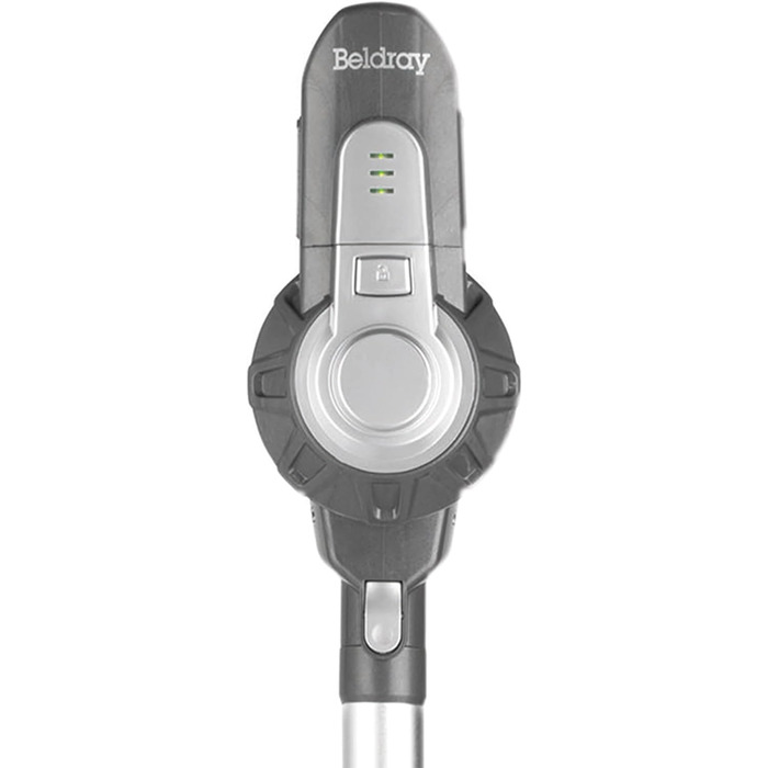 Акумуляторний пилосос Beldray Turbo Plus 22,2 В, 0,5 л, для різних поверхонь, моторизована щітка, LED-підсвітка, до 45 хв роботи, без мішка